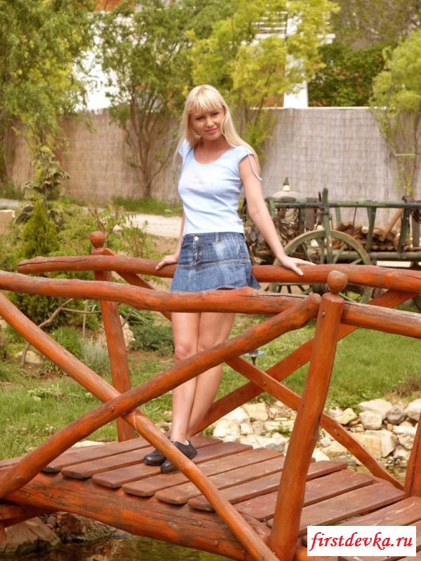 Писка дачницы тоже очень вспотела