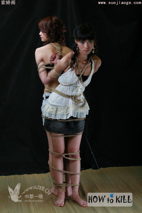 Крепко связанные распутницы в эротике