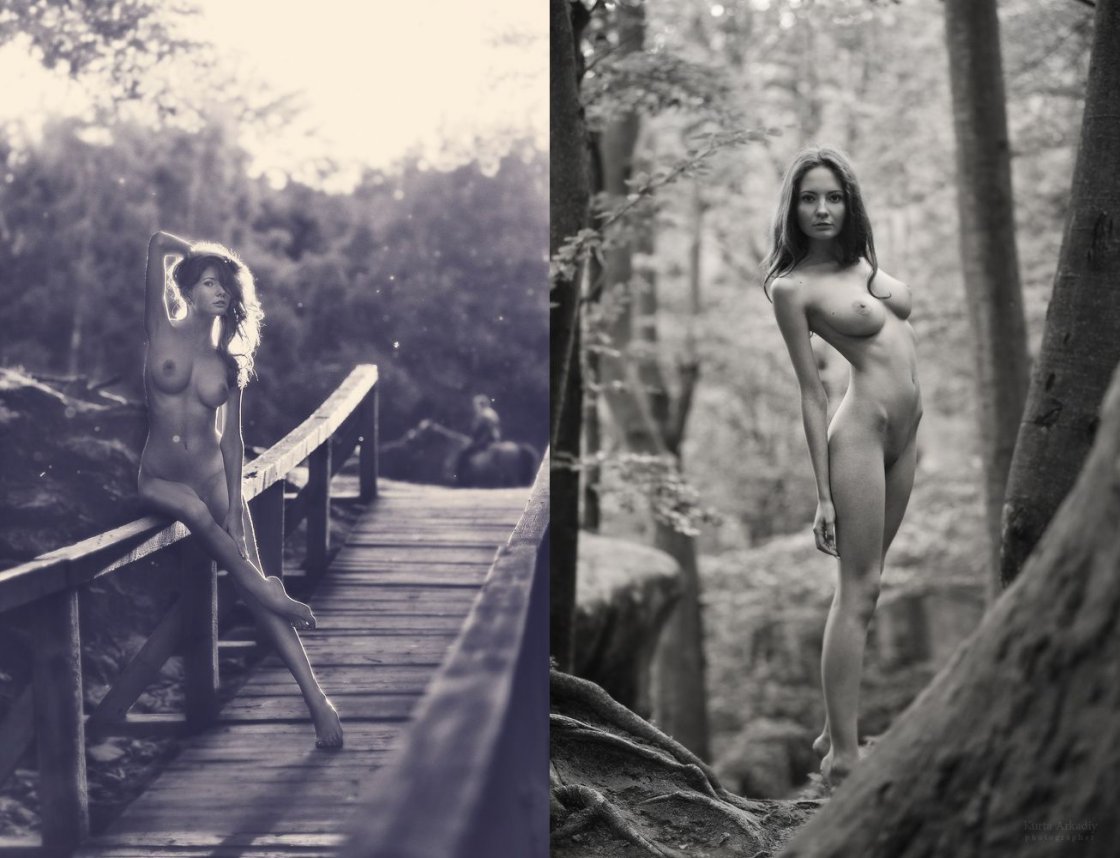 Маленькие девушки в стиле ню