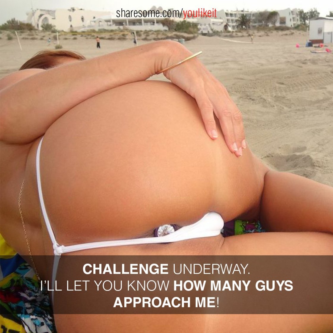 Большие попки в мини стрингах